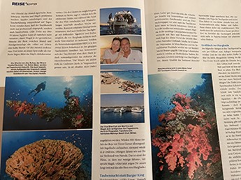 Ilios Dive Club dans le magazine TAUCHEN